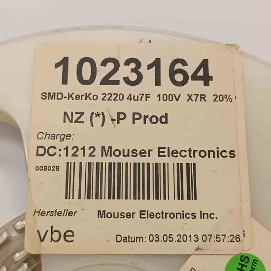 4.7MF 100V resmi