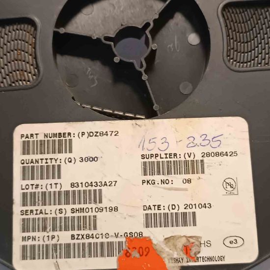 BZX84C10 10V SOT23 NXP ZENER DİYOT resmi