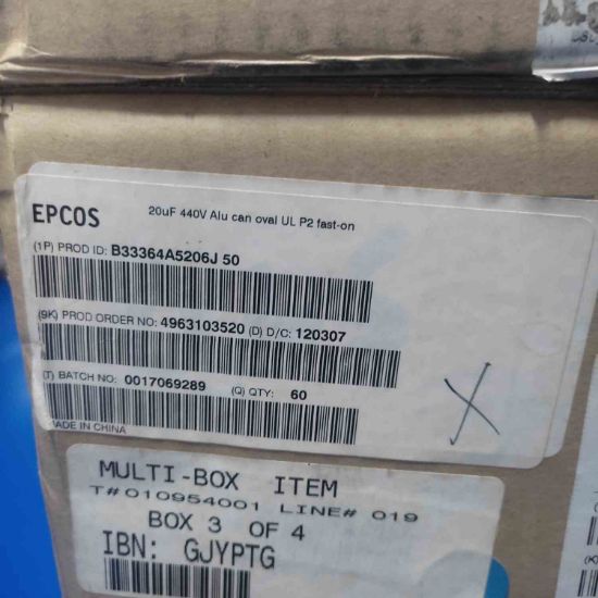 B33364A5206J050 20MF 440VAC KONDANSATÖR resmi