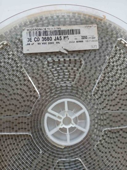 LDE CD 3680 JA5 NO 680NF 50V KEMET POLYESTER KONDANSATÖR resmi