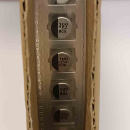 ECEV1VA101P 100MF 35V 10X10.2 PANASONIC SMD KONDANSATÖR resmi