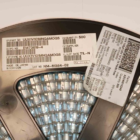 UUX1V101MNQAM0GS 100MF 35V 10x10 NICHICON SMD KONDANSATÖR resmi