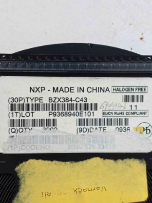 BZX384-C43 43V SOD323 NXP ZENER DİYOT resmi