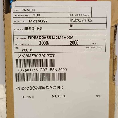 RPE5C2A561J2M1A03A 560PF 100V 5mm MULTİ MURATA POLYESTER KONDANSATÖR resmi