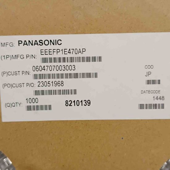 EEEFP1E470AP 47MF 25V 6.3x5.8 SMD KONDANSATÖR resmi