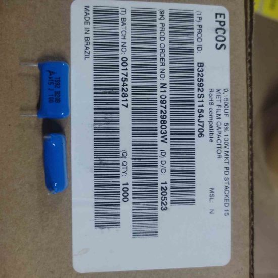 B32592S1154J706 150NF 100V POLYESTER KONDANSATÖR resmi