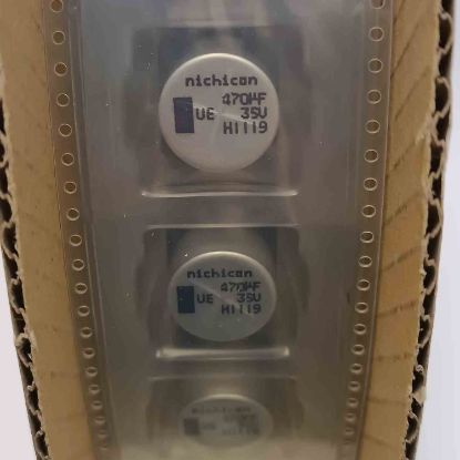 UUE1V471MNS1MS 470MF 35V 16x16.5 NICHICON SMD KONDANSATÖR resmi