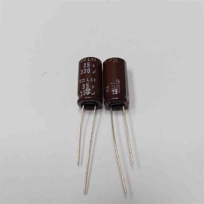 LXV35V330MF 330MF 35V 10x20 105 NIPPON ELKO KONDANSATÖR resmi