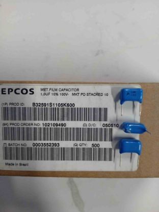 B32591S1105K600 1MF 400V TRİMER KONDANSATÖR resmi