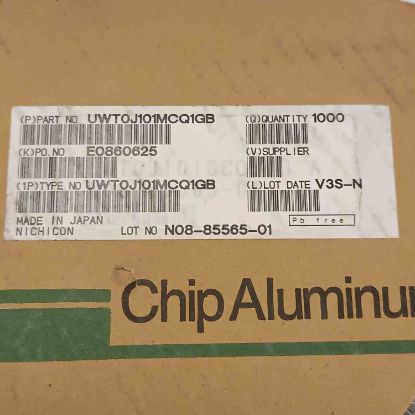 UWT0J101MCQ1GB 100MF 6V NICHICON SMD KONDANSATÖR resmi
