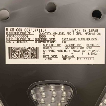 UUD1V100MCQ1PS 10MF 35V 5x5,8 NICHICON SMD KONDANSATÖR resmi