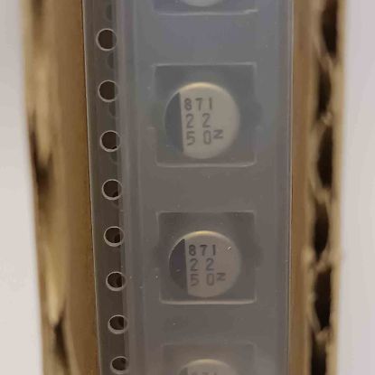 NACZ220M50 22MF 50V 6.3x6.3 NIPPON SMD KONDANSATÖR resmi