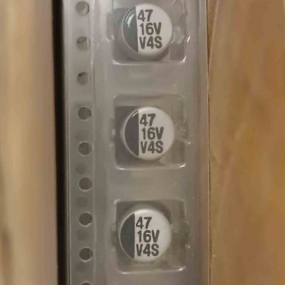 47MF 16V  6x5 SMD KONDANSATÖR resmi