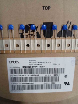 B72205S600K111V87 25VAC VARİSTÖR resmi