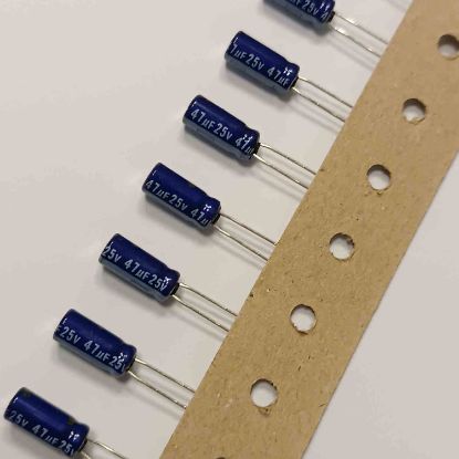 ECA1EM470I 47MF 25V 5x11 85 PANASONIC ELKO KONDANSATÖR resmi