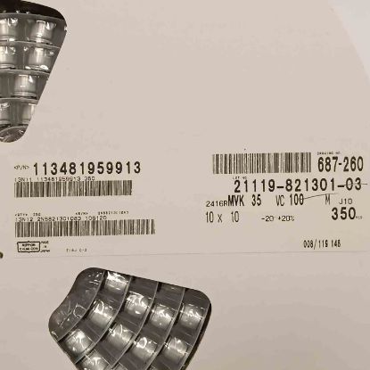 MVK35VC100 100MF 35V 10x10 NIPPON SMD KONDANSATÖR resmi