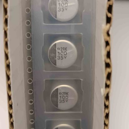 MVK35VC100 100MF 35V 10x10 NIPPON SMD KONDANSATÖR resmi