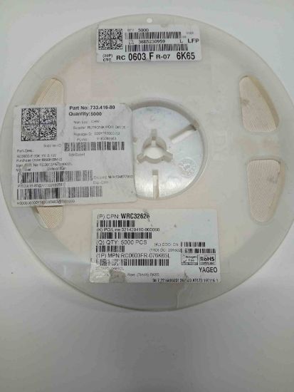 RC0603FR-076K65 6K65 603 YAGEO SMD DİRENÇ resmi