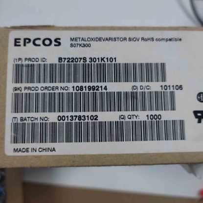 B72207S301K101 VARISTOR KONDANSATÖR resmi