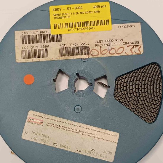 MMBT3904LT1 0.2A 40V SOT23 SMD TRANSİSTÖR resmi