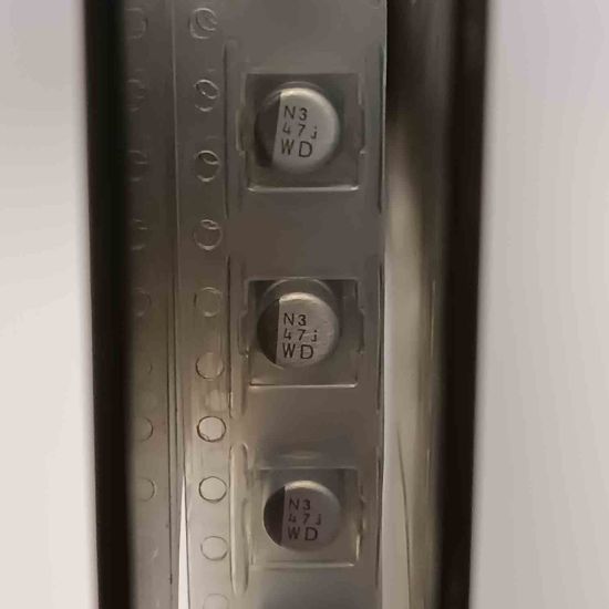 UWDOJ470MCQ1PS 47MF 6.3V NICHICON SMD KONDANSATÖR resmi