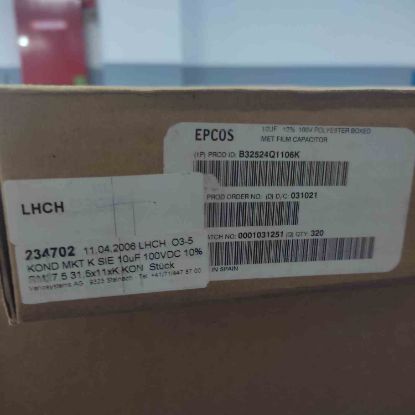 B32524Q1106K 10MF 100V TRİMER KONDANSATÖR resmi