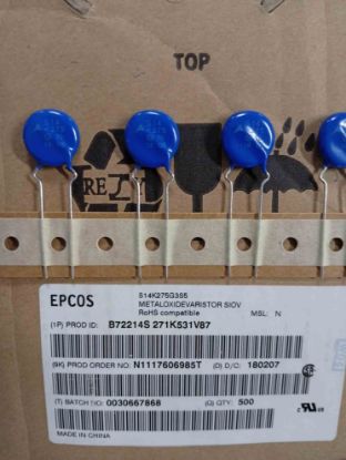 B72214S271K531V87 14mm 275V VARISTOR  resmi