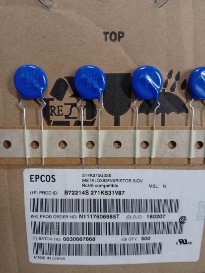 B72214S271K531V87 14mm 275V VARISTOR  resmi