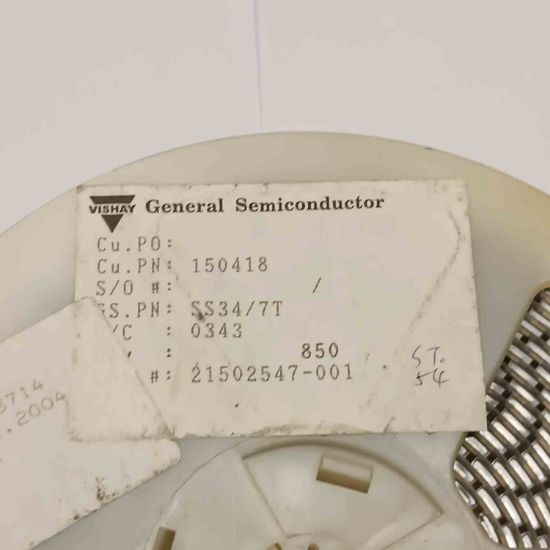 SS34 3A 40V DO-214AC FAIRCHILD SCHOYKY DİYOT resmi