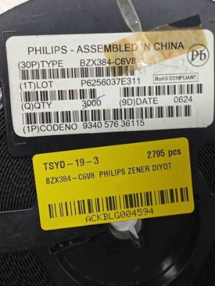 BZX384-C6V8 PHILIPS ZENER DİYOT resmi