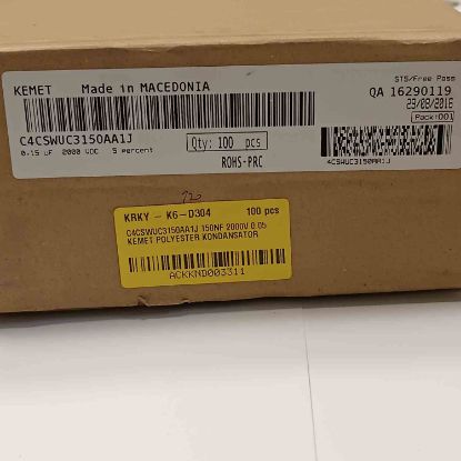 C4CSWUC3150AA1J 150NF 2000V 0.05 KEMET POLYESTER KONDANSATÖR resmi