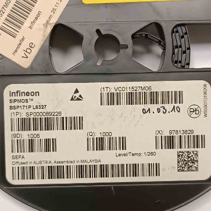 BSP171P L6327 1.45A 60V SOT223 MOSFET TRANSİSTÖR resmi