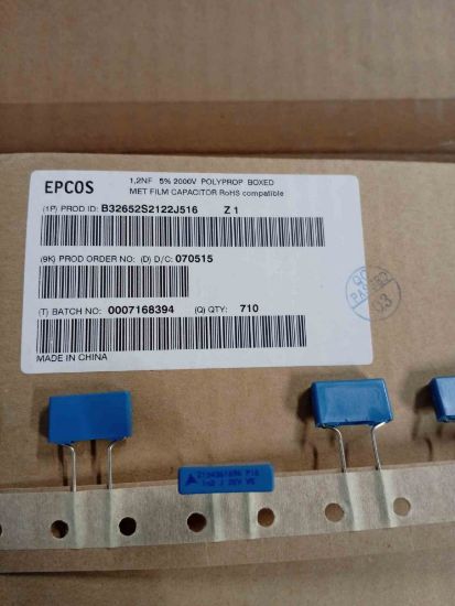 B32652S2122J516 1.2NF 2000V POLYESTER KONDANSATÖR resmi