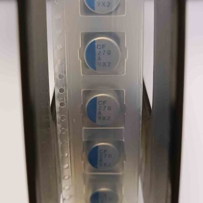 PCF1A271MCL1GS 270MF 10V 10x8 NICHICON SMD KONDANSATÖR resmi