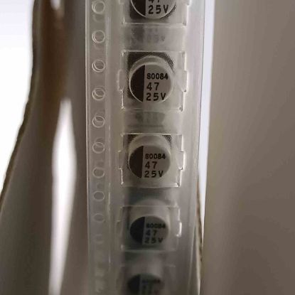 SC1E476M6L005VR180 47MF 25V 6.3x5 SAMWHA SMD KONDANSATÖR resmi