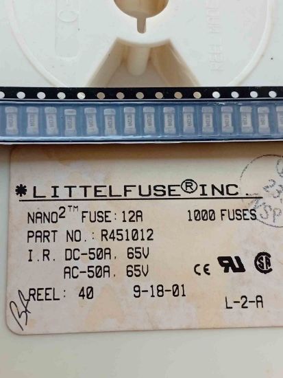 R451012 12A 65V SİGORTA LITTELFUSE SMD resmi