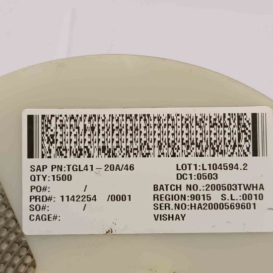 TGL41-20A 17.1V 400W DO213AB VISHAY Transil DİYOT resmi