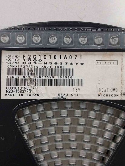UUD1C101MCL1GS 100MF 16V resmi