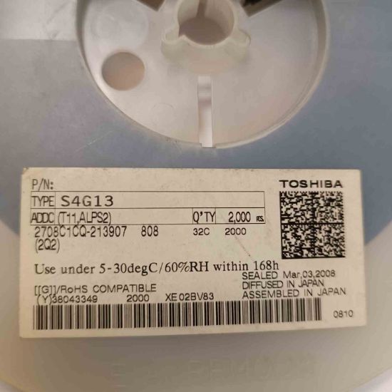 S4G 4A 400V DO214AB TOSHIBA SMD DİYOT resmi