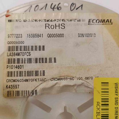 CRCW0603BC4M70TK100 4M7 603 VISHAY SMD DİRENÇ resmi