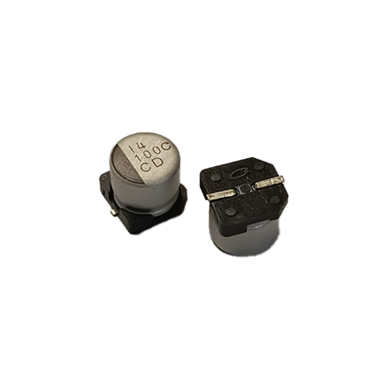 14100C 100MF SMD KONDANSATÖR resmi
