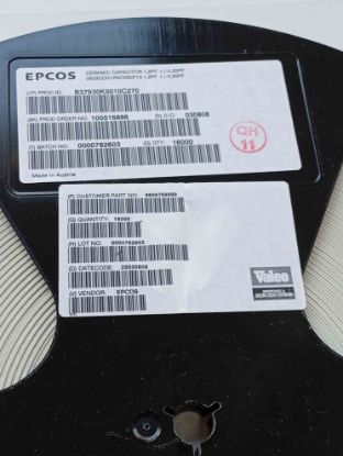 B37930K5010C270 1.2PF 50V 603 EPCOS SMD SERAMİK KONDANSATÖR resmi