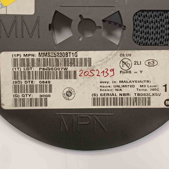 MMSZ5230BT1G 4.7V 500MW SOD123 VISHAY ZENER DİYOT resmi