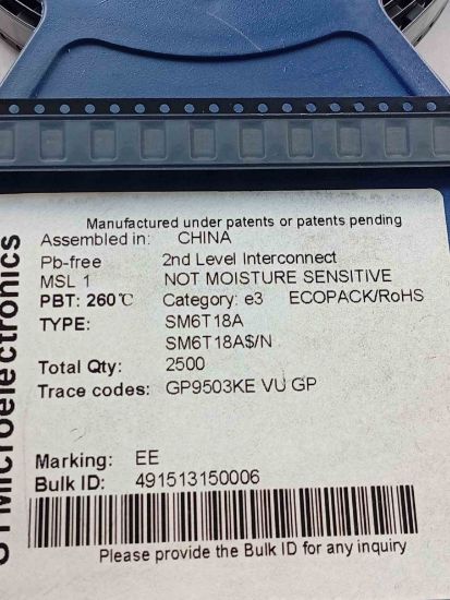 P6SMN18A 18V 600W OSRAM Transil DİYOT resmi