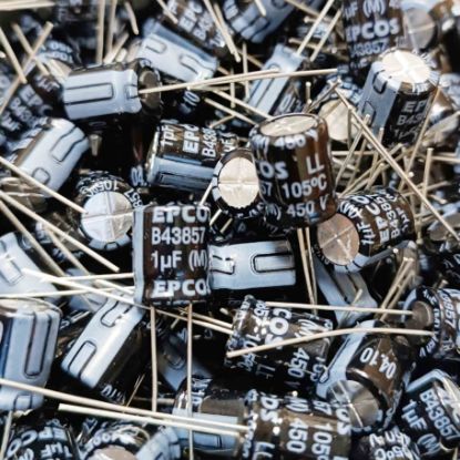 B43857A5105M 1MF 450V 10x12.5 EPCOS ELKO KONDANSATÖR resmi