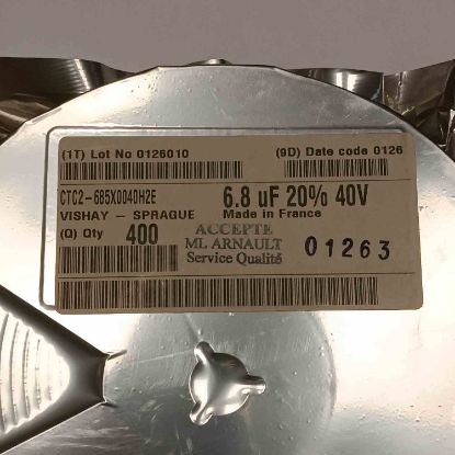 CTC2685X0040H2E 6,8MF 40V VISHAY TANTAL KONDANSATÖR resmi