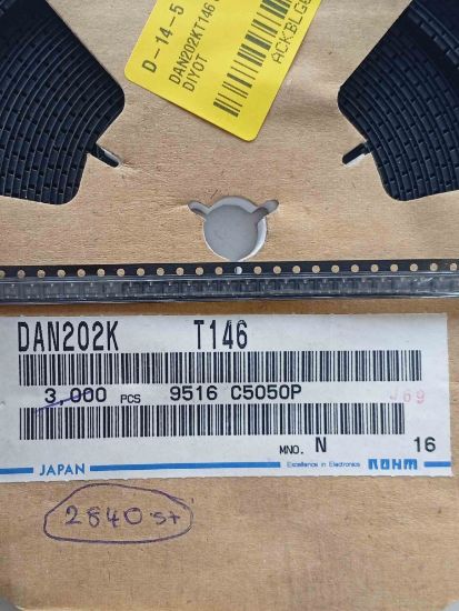 DAN202KT146 80V 0,3A SOT23 ROHM DİYOT resmi
