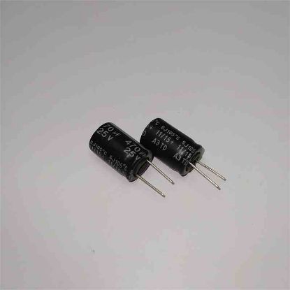 470MF 25V 10x15 YAGEO ELKO KONDANSATÖR resmi