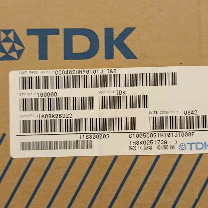 CC0402HNP0101J T&R 100PF 402 TDK SMD SERAMİK KONDANSATÖR resmi
