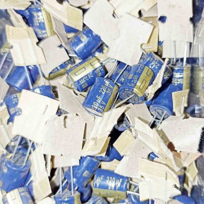 220MF 35V 10x12 105  ELKO KONDANSATÖR resmi